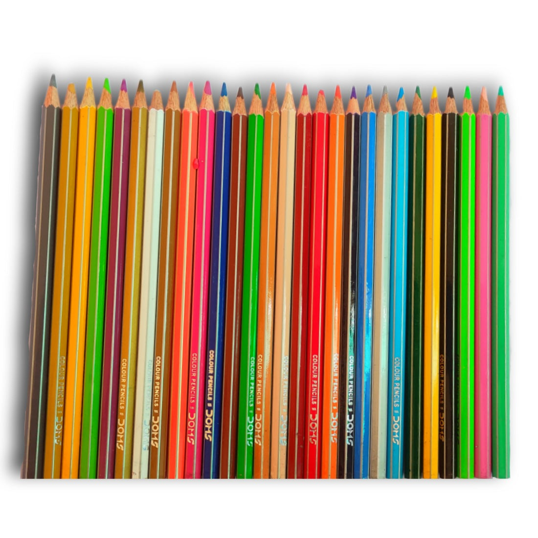 DOMS Super Soft Colour Pencils, 3+ Age, 24 Bright Colours- 3.8mm Premi –  The Fun Basket®