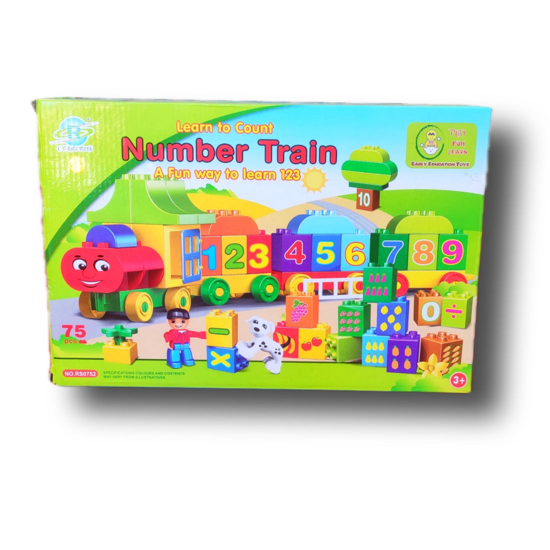 Colorful Number Train Building Blocks Set, Colorful Blocks Numbers & C –  The Fun Basket®