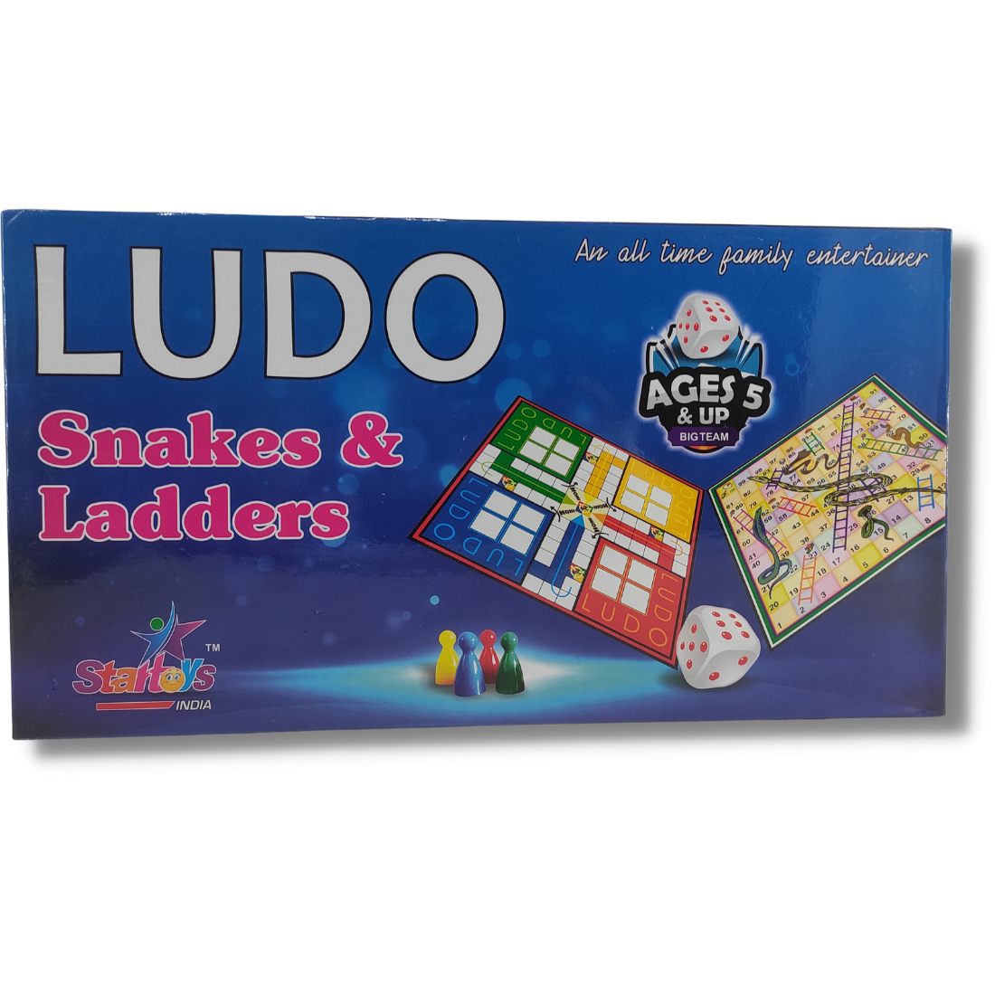 Super Ludo Hero, Villains & Ladders, 2 in 1 Board Game