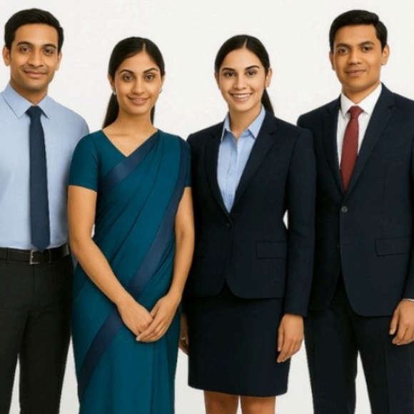 Professional staff uniforms for schools, offices & institutions. Comfortable, durable & smart designs that reflect style, identity & professionalism.