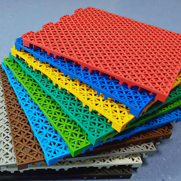Shop premium PP tile flooring for indoor & outdoor sports courts and play areas. Durable, slip-resistant & weatherproof tiles for safe, long-lasting use.