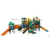 Multi Funstation – Outdoor Playground Set with Slides, Swings & Climbers | Rajasthan, NCR Kid's Outdoor Play Zone, Children's Fun Area,