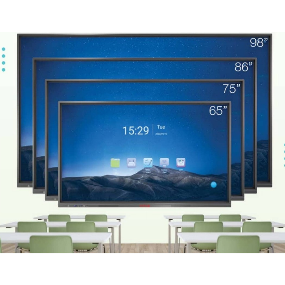 Fpd Monitor 4K HD Interactive Flat Panel Display (FPD), 55in, 65in, 75in & 86in Si ...