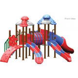 Multi Funstation – Outdoor Playground Set with Slides, Swings & Climbers | Rajasthan, NCR Kid's Outdoor Play Zone, Children's Fun Area,