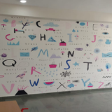 Educational Classroom Wallpapers for Play School, Playgroup, LKG & UKG | ABCD, Numbers, Animals, Maps & Puzzles