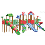 Multi Funstation – Outdoor Playground Set with Slides, Swings & Climbers | Rajasthan, NCR Kid's Outdoor Play Zone, Children's Fun Area,