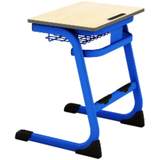 Single student desk and chair for Class 9th to 12th with book storage | School Furniture Jaipur