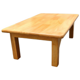 Wooden Chowki Multipurpose School Kids Table - Rectangle Shape Furniture for Study Room, Prayer Room, Play Classroom by The Fun Basket