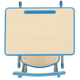 Single HQ Adjustable Desk Rubber Wood, Table Chair Set, Beautiful Design, Superb Quality, Pre-Primary kids