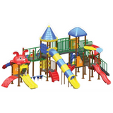 Multi Funstation – Outdoor Playground Set with Slides, Swings & Climbers | Rajasthan, NCR Kid's Outdoor Play Zone, Children's Fun Area,