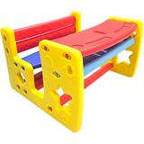 Double Seater 732O & 732 Table Chair Set, School Desk & Chair Set with Leg Rest | Primary Classroom Furniture Supplier in Rajasthan & NCR