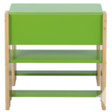 Rubber-wood Wooden Bench HQ, Eye catching color, Round edges, Student Desk and Chair Set