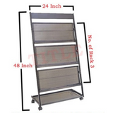 Magazine Stand of Premium Quality, Movable, Catalogue/Magazine/Leaflet/Literature Stand Rack Magazine