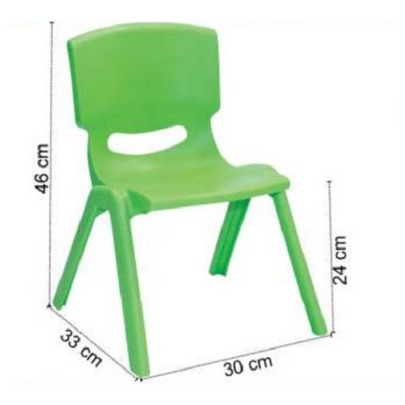 PSF 116N Chair, Playgro, (Without Table) High Quality Pre-School Furniture for Kindergarten and Playschool Kids