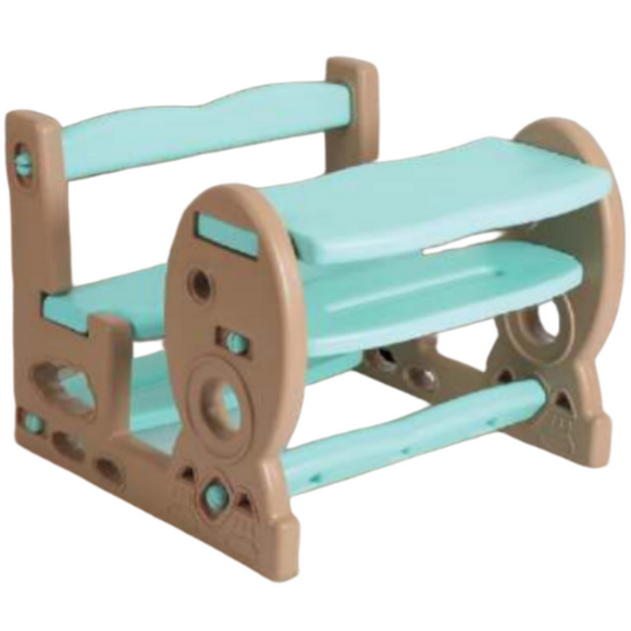 Rocket Scholar PSF-4502, Two-Seater Study Desk, DurableTable Chair Set for Playgroup, Pre-school, Kindergarten Kids
