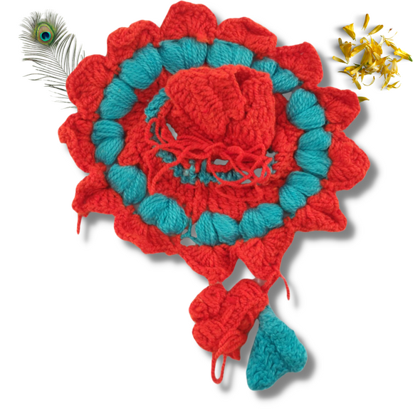 Flower Pattern Crochet Dresses for Kanhaji | Bal Gopal | Laddu Gopal -  YouTube
