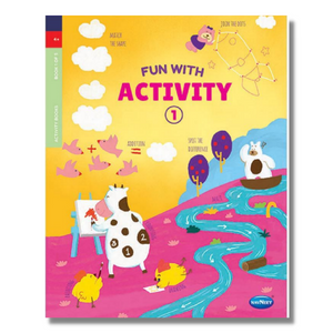 4+ Years, Navneet Fun With Activity 1 Coloring Book, Different Themes in 1, 32 Pages