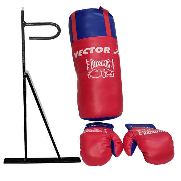 6+ Kids Boxing Kit with Wall Stand, Punching Bag 18