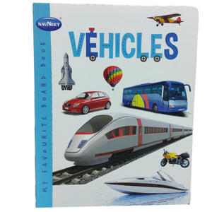 Navneet My First Board Book Vehicles, English, Hard Board Book, Big Pictures