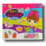 Mary's Kitchen Set, 3+ Age, 1 Doll and Kitchen Setup, Dining Set, 2 Chairs, Great Quality