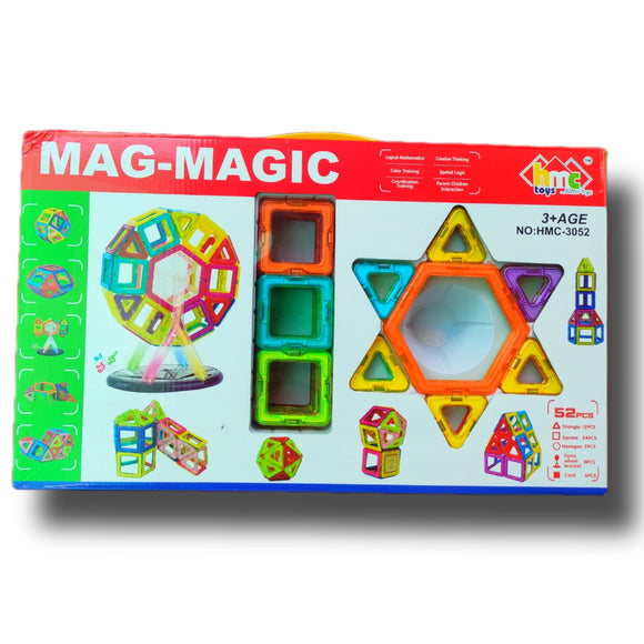 Mag-Magic Kit, 3+ Age, Magnetic Art, Creative Thinking, Magnetic Shapes