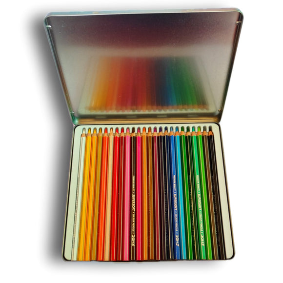 DOMS Super Soft Colour Pencils, 3+ Age, 24 Bright Colours- 3.8mm Premi –  The Fun Basket®