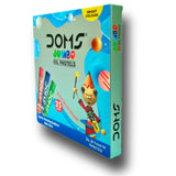 DOMS Jumbo Oil Pastels 3+ Age, 25 Bright Colours, Coloring and Drawing Pastel Colors, Kids Stationery Items