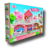 Dream House - 137 Pieces for 3+ Age, Easy to Assemble - Superb Quality, Pretend Play Fun Set, Dreamhouse for Girls, 3D Dollhouse Playset, 4 In 1 Play Set