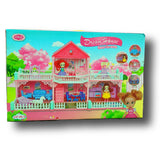 Dream House - 137 Pieces for 3+ Age, Easy to Assemble - Superb Quality, Pretend Play Fun Set, Dreamhouse for Girls, 3D Dollhouse Playset, 4 In 1 Play Set