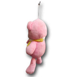 Pink Teddy Soft Toy with Hanging Feature 32 cm Washable Fabric, Very Soft for Babies, Kids Girl Boy - Cuddle / Birthday Gift Huggable