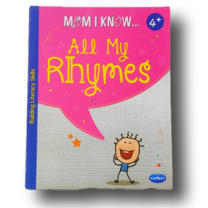 All My Rhymes Book - Mom I Know for 4+ Yrs Kids Toddlers Kindergarten Children's Book - English