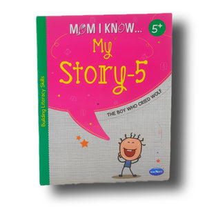 The Boy Who Cried Wolf Story Book - Mom I Know My Story-5 for 5+ Yrs Kids Toddlers Kindergarten Children's Book - English