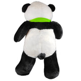 Panda Soft Toy 50cm Funzoo Green Scarf, Washable Fabric, Very Soft for Babies, Kids Girl Boy - Black and White Cuddle / Birthday Gift Huggable