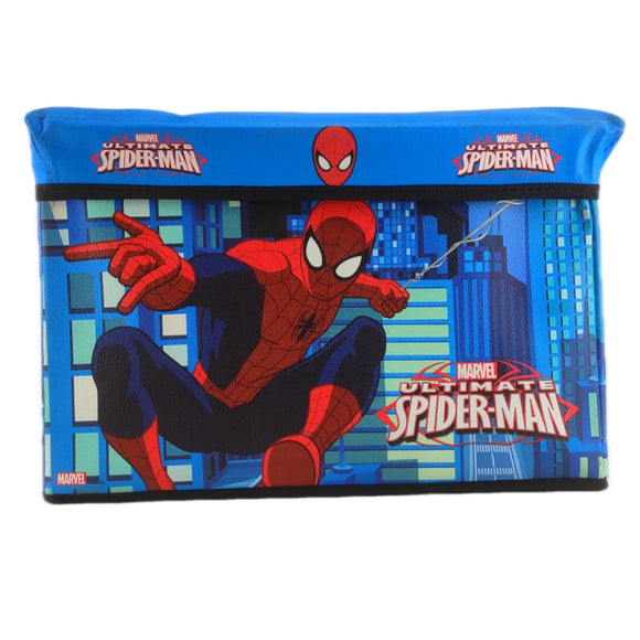 Spiderman Storage Box With Beautiful Spiderman Printed Cover, Durable Storage to Keep Kids Toys Games