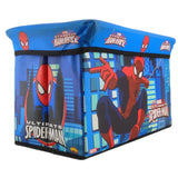 Spiderman Storage Box With Beautiful Spiderman Printed Cover, Durable Storage to Keep Kids Toys Games