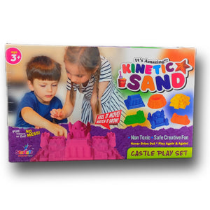 Kinetic Sand Castle Theme, 3+ Age Kids Game, DIY Birthday Gift, Sand T –  The Fun Basket®