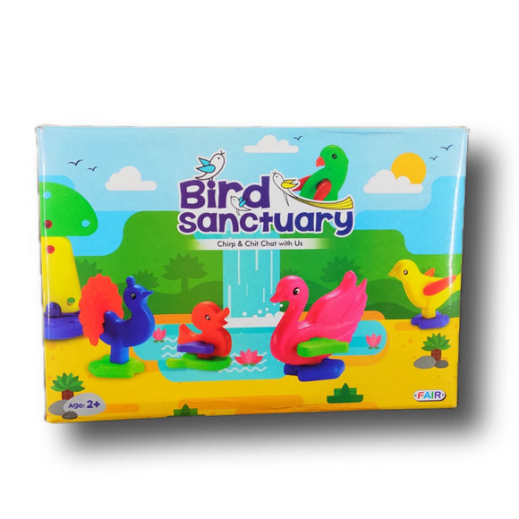 Bird Sanctuary Kit Blocks Set, Colorful Blocks of different Shapes & Sizes, 3+ Age, Good Size for Little Hands