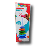 Spinning Tower of Girnar, Ring Stacking Game, Vibrant Colors, Different Shapes, Sizes, 12months Babies, New Borns Game, Motor Skills, Ring Toy Game