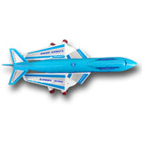 Blue Anand Airways 747 Jumbo, Push and Go Toy, 36+ Months Friction, Jumbo Big Size Non Electric Toy Best Gift Toddlers Kids Aeroplane, Airplane