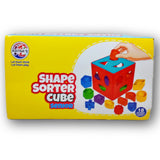 Ratna's Shape Sorter Cube Senior For 12+ Months Babies, Toddlers, 18 Different Colorful shapes