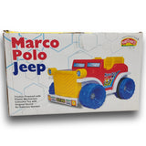 Marco Polo Jeep, Push and Go Toy, 3+ Years, Friction, Unbreakable Jumbo Big Size Non Electric Vehicle Best Gift Toddlers Kids