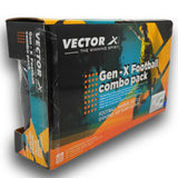 Vector X Football Kit, Size - 5 Football, Kneee Pads, Gloves, Sipper, Marker, Air Pump, 7+ Age