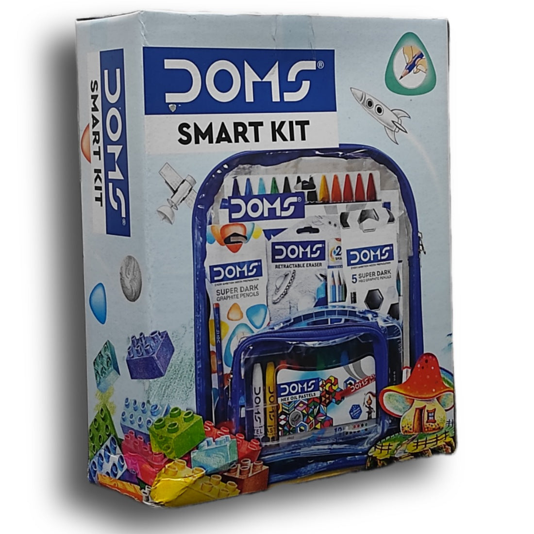 DOMS SMART KIT WITH 12 EXITED UNIQUE STATIONERY ITEMS -  SMART DRAWING KIT