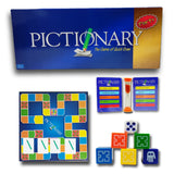 Pictionary Board Game, 12+ Years Kids Game with Playing Card and Drawing Pads Board Game, for Adults too, 2-4 Players, Guess Sketch Fun n Learning Toy