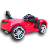 Red - Black Electric Sports Car Electric Ride On For Kids, Battery Car, Kids Electric Vehicle, Rechargebale Battery Operated Ride On