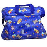 Blue - Multi Printed Diaper Bag/Diaper Side Bag for Mothers/Perfect Maternity Bag for Travel and Outdoors Multi Pockets by MeeMee