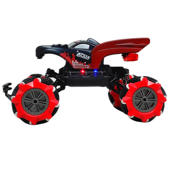 Red-Black RC Off Road Car Fox Extreme Climbing Remote Control 1:16 Scale Rock Cross Country, Rechargeable, Battery, High Speed, Kids RC Toy Game