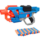 Commander RD-6 Elite 2.0 NERF Hasbro, 12 Elite Darts, 8+ Years Kids Toy Blaster Guns Blue - Orange Game Gun, Best Gift for Boys Girls Party Game