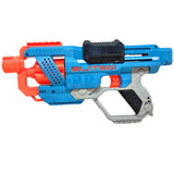 Commander RD-6 Elite 2.0 NERF Hasbro, 12 Elite Darts, 8+ Years Kids Toy Blaster Guns Blue - Orange Game Gun, Best Gift for Boys Girls Party Game