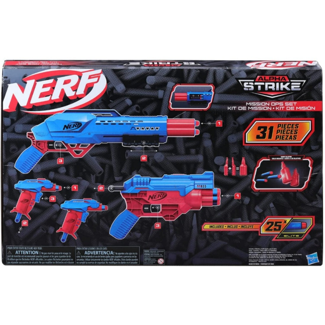 Nerf - Pack de 12 Flechettes Nerf Elite Officielles 